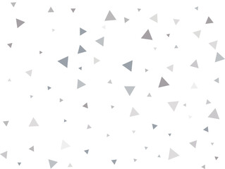 Paper Silver Triangular Confetti