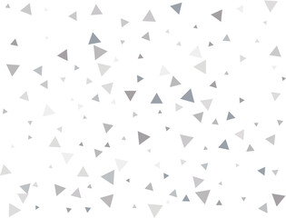 Paper Silver Triangular Confetti
