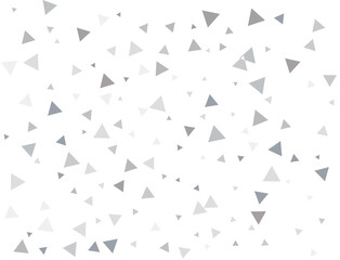 Paper Silver Triangular Confetti