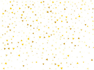 Birthday Golden Triangle Confetti