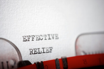 Effective relief phrase