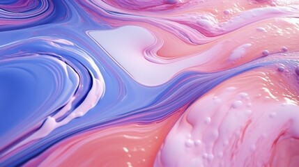 3D Acrylic Paint Abstraction Background
