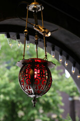 lampe, spot und lichterkette