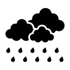 rain glyph icon