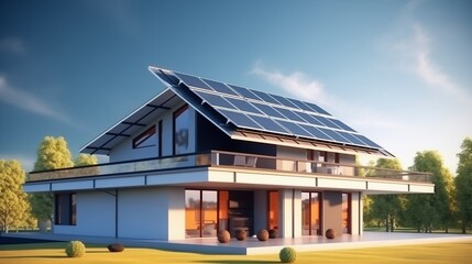 A Sustainable Home Powered by Solar Energy