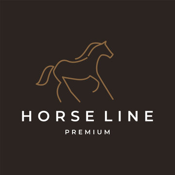 Horse Logo Vector Sign Symbol Icon
