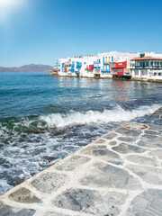 tranquil scenery at mykonos Greece