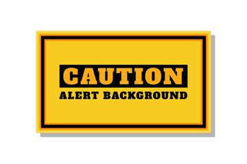 Caution alert sign vector