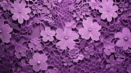Violet lace texture.