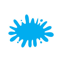 Obraz premium Blue water splash 