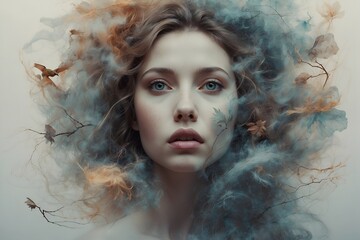 Imaginative portraits, dreamlike in nature, that evoke different moods, emotions, and experiences, times of exploration and anxiety
