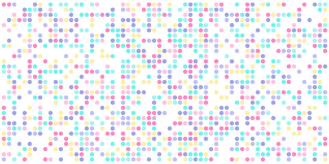 Abstract colorful dots background