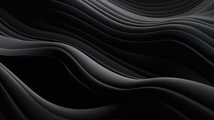 Black Abstract waves