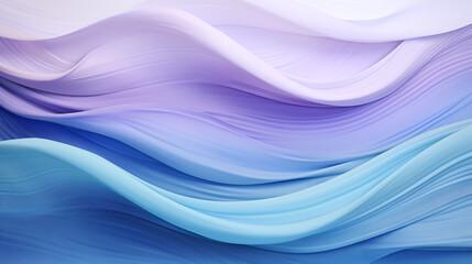 Fototapeta premium Purple Abstract Flowing Wave