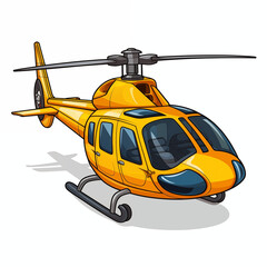 Fototapeta premium helicopter illustration