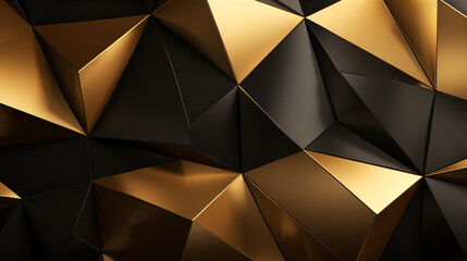 Abstract 3D luxury polygon background