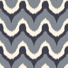 Seamless Ikat Pattern