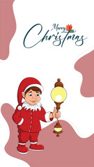 Vector illustration New Year 2024 Template