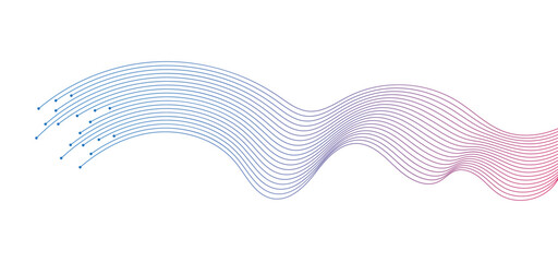 abstract wavy lines background element. Suitable for AI, tech, network, science, digital technology themes