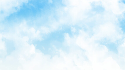 summer blue sky cloud gradient light white background. beauty bright cloud cover in the sun calm clear winter air background .spring wind