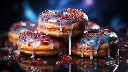 ice cubes on the table