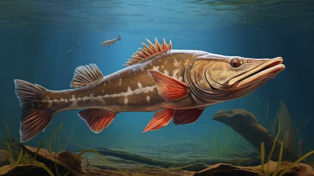 Red tail catfish  Freshwater fish.