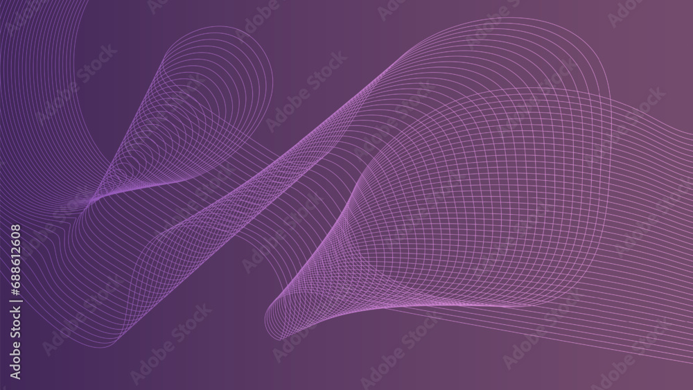Wall mural abstract banner background design with geometric fluid and liquid line shape and gradient color with