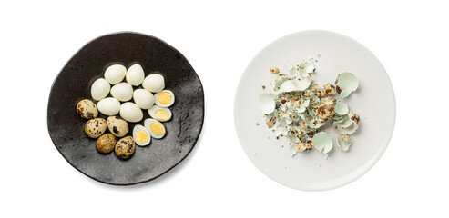 Quail Eggs, Diet Egg, Healthy Breakfast, Natural Organic Nutrition, Salad Ingredient Spotted Quail Egg