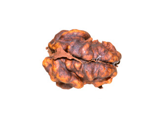 walnut isolated on white background