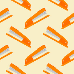 stapler seamless pattern vector illustration. Suitable for backgrounds, wallpapers, fabrics, textiles, wrapping papers, printed materials, and many more.