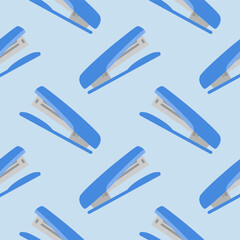 stapler seamless pattern vector illustration. Suitable for backgrounds, wallpapers, fabrics, textiles, wrapping papers, printed materials, and many more.