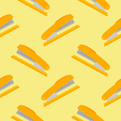 stapler seamless pattern vector illustration. Suitable for backgrounds, wallpapers, fabrics, textiles, wrapping papers, printed materials, and many more.