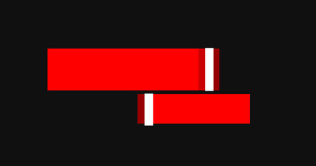 Modern designed lower third in different color at high-resolution. Lower Third for a title, TV news, and news channels.