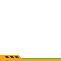 Obraz premium Modern Business Footer