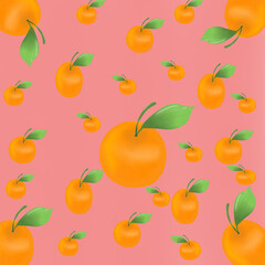 Oranges background 