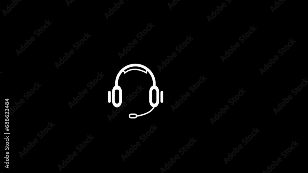 Poster sound wave animation, stereo equalizer frequency digital movement animation. voice and soundtrack wa