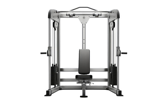 Gym Fitness Machine On Transparent Background