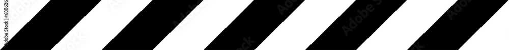 Poster simple black security tape floor marking icon with diagonal stripes and an aspect ratio of 10:1. vec
