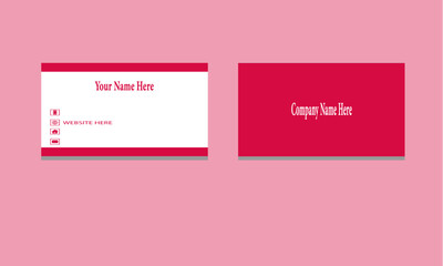 Art & Illustration simple clean business card design