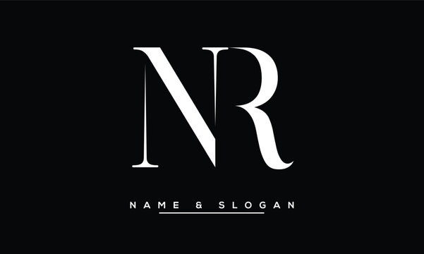 NR,  RN,  N,  R  Abstract  Letters  Logo  Monogram