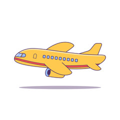 Flying aircraft, Airplane, Delivery and transportation illustration