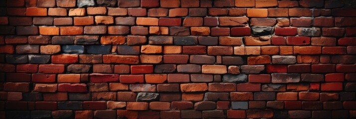 Closeup Brick Wall Blurred View Black , Banner Image For Website, Background, Desktop Wallpaper