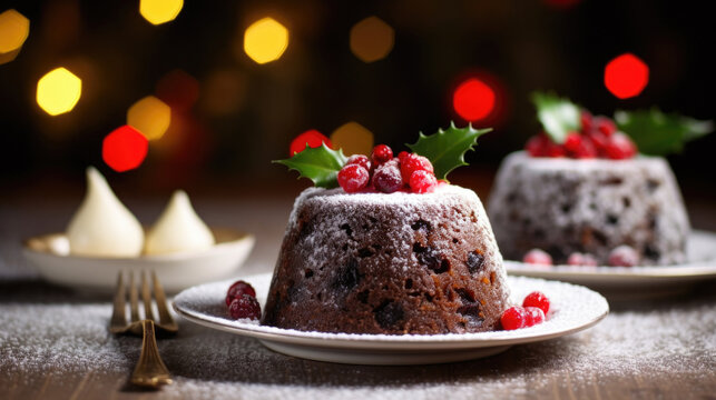 Plum pudding, a decadent addition to the Christmas table