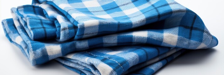 Blue Rag Rags Washcloth White Background , Banner Image For Website, Background, Desktop Wallpaper