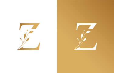 Beauty Natural Leaf Logo Design