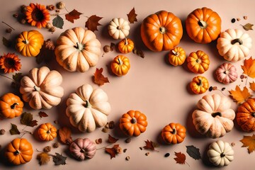 halloween candy and pumpkin