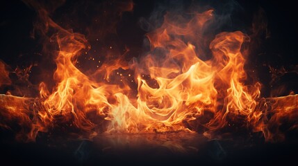 Fire and Flames. Dance of fire and flames. Captivating. Hell sets loose.
