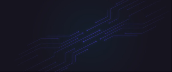 centered isometric electronic circuit line path with gradient, futuristic vector illustration for tech, background, graphic
