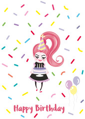 Happy Birthday Card, Greeting cards, Birthday card Digital Printable