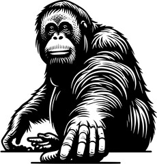 Orangutan icon 8 © Luqman